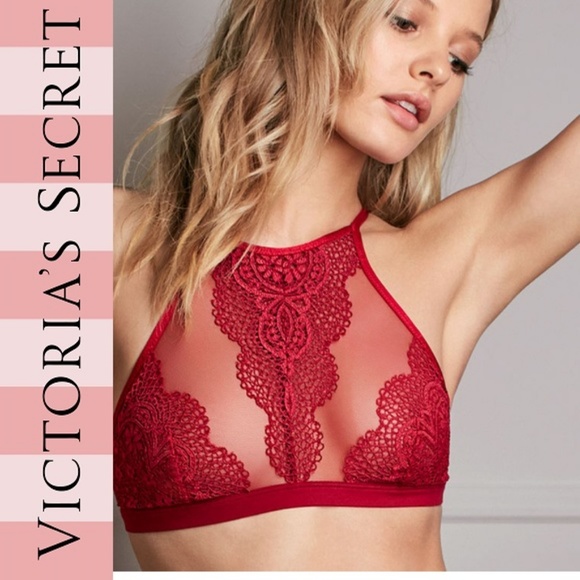 Victoria secret red bralette Clearance